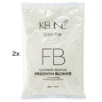 Keune Ultimate Blonde Freedom Blonde Lifting Powder Refill 500g 2pk