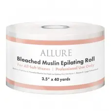 Allure Bleached Muslin Epilating Roll 3.5" x 40yd