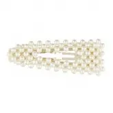 Allure Pearl Hair Clip Triangle Cut-Out