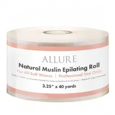 Allure Natural Muslin Epilating Roll 3.25" x 40yd