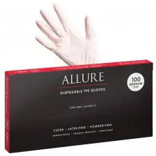 Allure TPE Disposable Gloves 100pk - Small