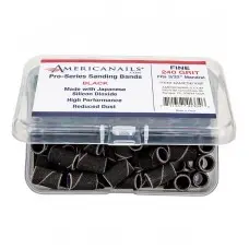 Americanails Black Sanding Bands 100pc - Fine