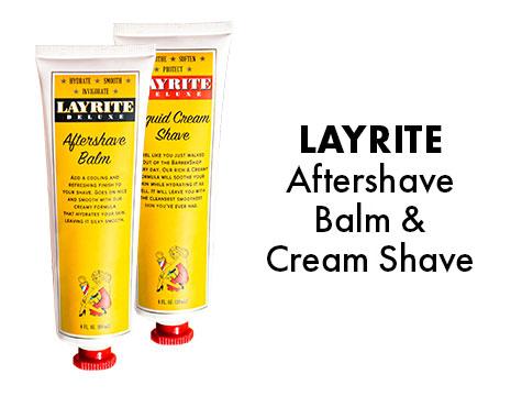 Layrite Aftershave Balm & Cream Shave